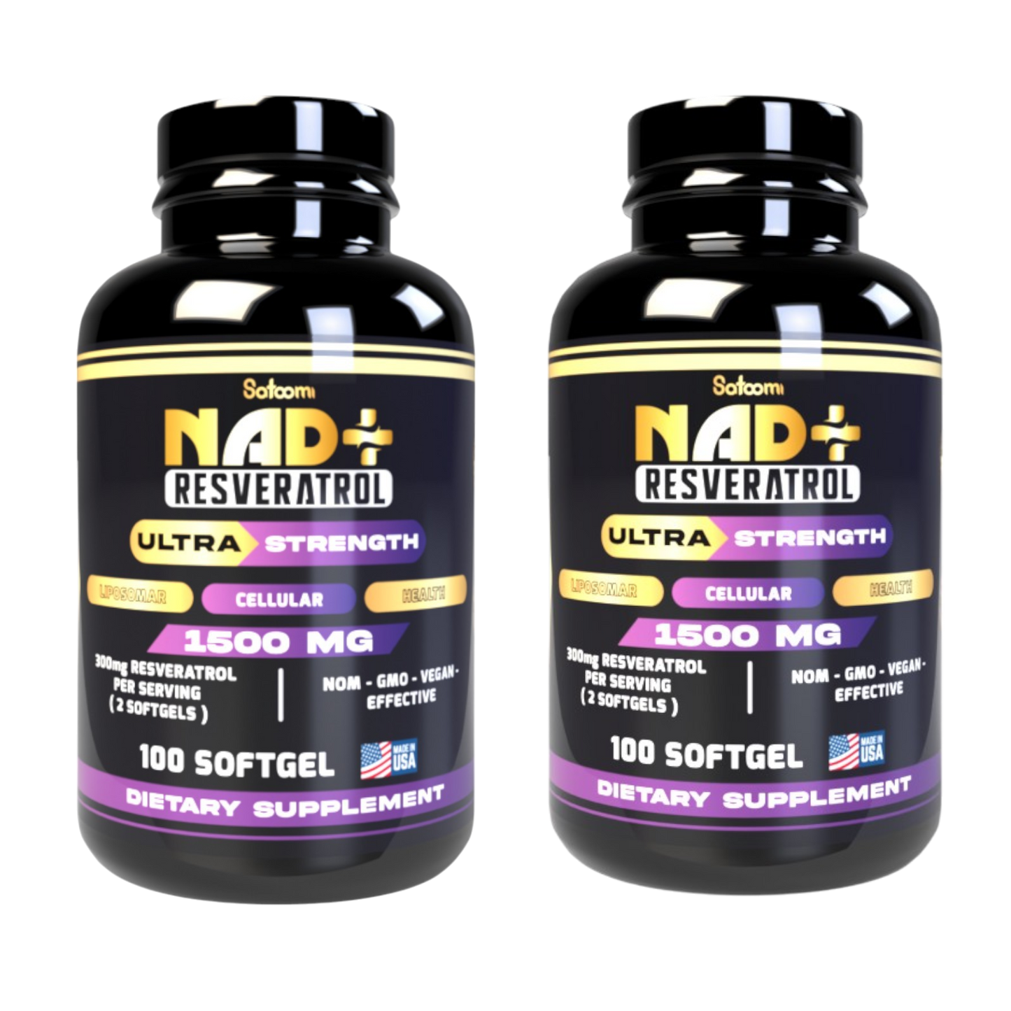 NAD Resveratrol Original 1500MG - 100unid - Registro Sanitario INVIMA - GRAN OFERTA 3 X 2 🔥🔥