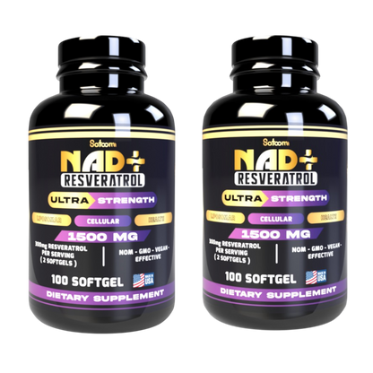 NAD Resveratrol Original 1500MG - 100unid - Registro Sanitario INVIMA - GRAN OFERTA 3 X 2 🔥🔥