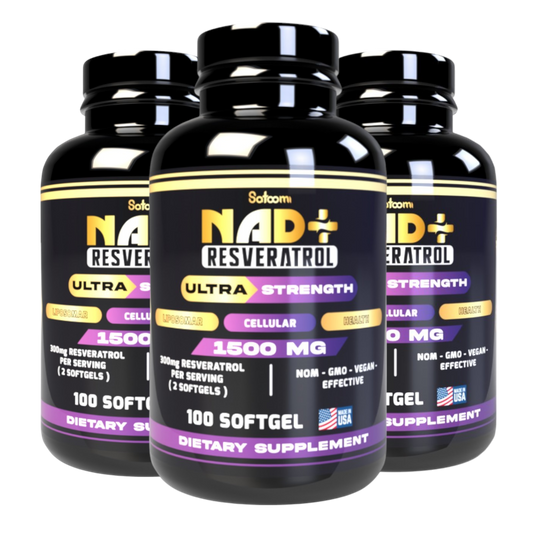 NAD Resveratrol Original 1500MG - 100unid - Registro Sanitario INVIMA - GRAN OFERTA 3 X 2 🔥🔥