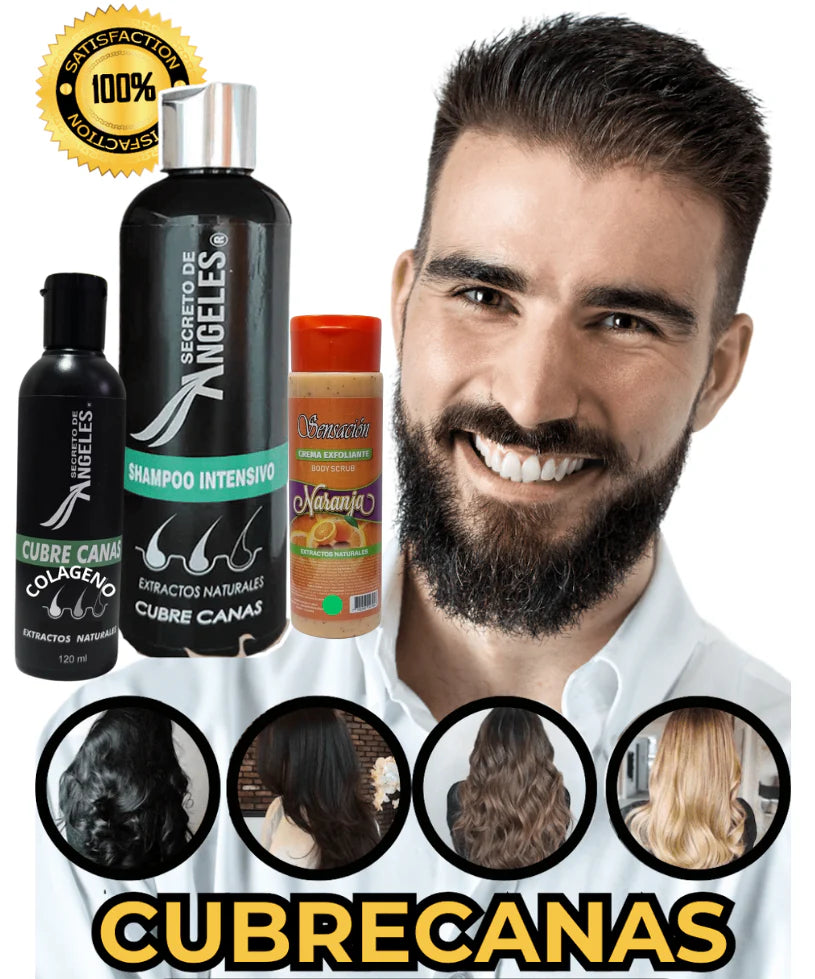 Shampoo Cubre Canas Secreto de Ángeles + Colageno y Exfoliante GRATIS!! - GRAN OFERTA 3X2!!!🔥🔥