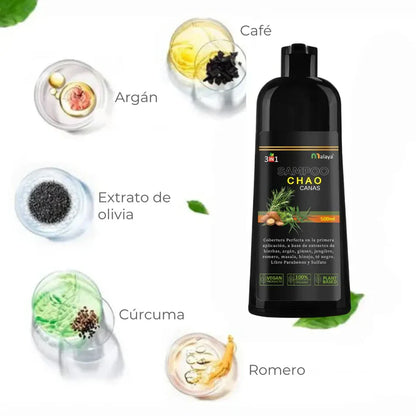 Chao Canas® | Shampoo Cubra Canas 3 in 1 + Tratamiento de Regalo