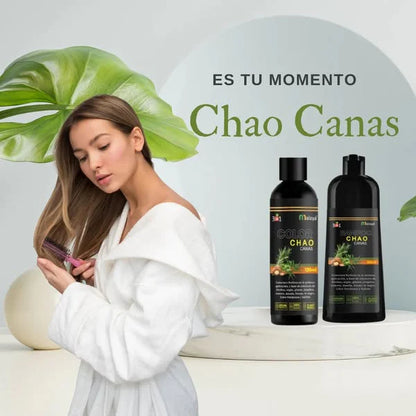 Chao Canas® | Shampoo Cubra Canas 3 in 1 + Tratamiento de Regalo